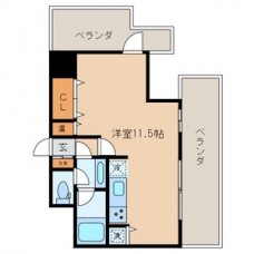 Crest本郷の間取り図
