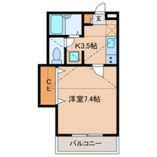 ソルクレスト北烏山の間取り図
