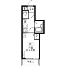 ウィステリア島津山の間取り図