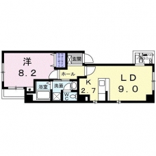 フレーヴォ青山の間取り図