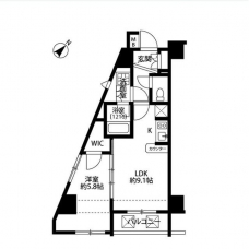 プレール・ドゥーク新宿中落合IIの間取り図