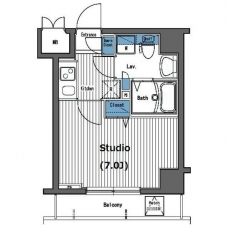 ガラ・グランディ西新宿の間取り図