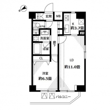 プレール・ドゥーク押上IIの間取り図