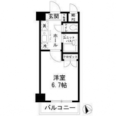 カテリーナ・ニュー神楽坂の間取り図
