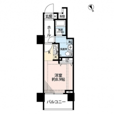 プレール・ドゥーク東新宿IIIの間取り図