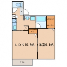 スクエアコートの間取り図