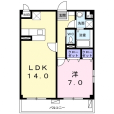 ＣＬＩＶＩＡの間取り図