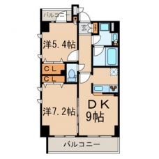 エスポワール江戸川の間取り図