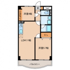 サンモール四季IIの間取り図