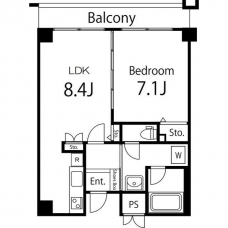 ガーデン杉並方南の間取り図