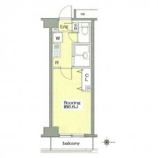 メゾンエクレーレ新宿西戸山の間取り図