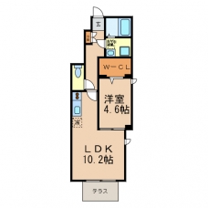 スカイシティ四つ木の間取り図
