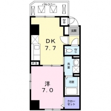 アロハ　レジデンス　西大島の間取り図