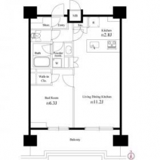 メインステージ菊川の間取り図