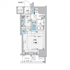 メインステージ三田アーバンスクエアの間取り図