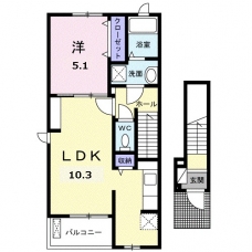 ハッピーノ　Iの間取り図