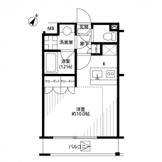 プレール・ドゥーク志村坂上の間取り図