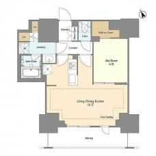 オアーゼ日暮里レジデンスの間取り図