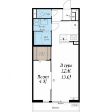 リブリ・ウッドストックの間取り図