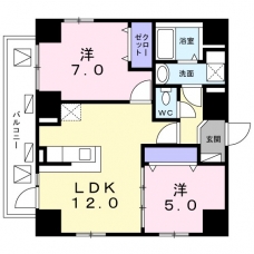 ヒカルサ滝野川の間取り図