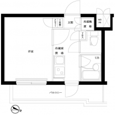 ルーブル新宿西落合六番館の間取り図