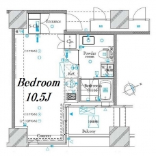 ザ・タワー芝浦の間取り図