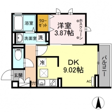 ビバーチェの間取り図