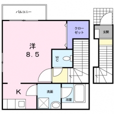 ドミール藤の間取り図