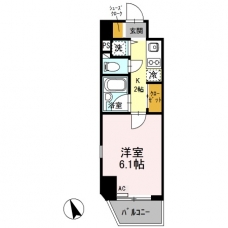 パークウェル門前仲町の間取り図