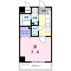 シャルマン・ベル　Ｎａｋａｎｏの間取り図