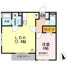 リベルテ大森の間取り図