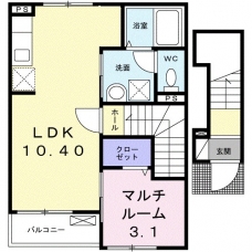 シャン　ド　フルールの間取り図