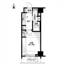 プレール・ドゥーク浜松町の間取り図