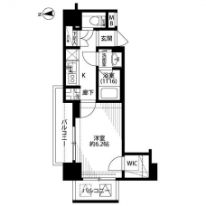 プレール・ドゥーク浜松町の間取り図