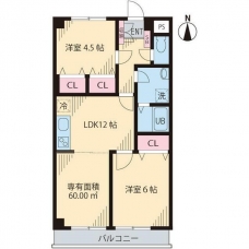 ＳＷＥＥＴ　ＨＩＬＬＳ瑞江の間取り図