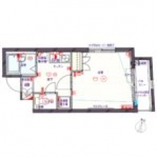 クレイシア北新宿の間取り図