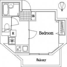 プレールアパートメント芦花公園の間取り図