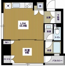 レヴィーガときわ台ｃｒｏｂの間取り図