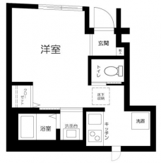 プレミアコート目黒洗足の間取り図