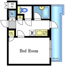 ルーブル新宿西落合六番館の間取り図