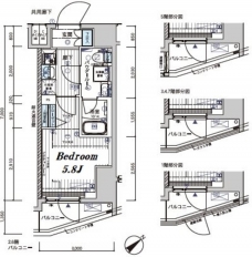 メインステージ不動前IIの間取り図