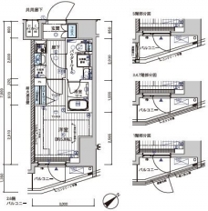 メインステージ不動前IIの間取り図