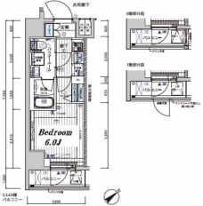 メインステージ不動前IIの間取り図