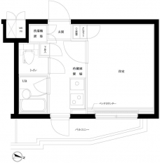 ルーブル新宿西落合六番館の間取り図