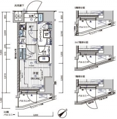 メインステージ不動前IIの間取り図