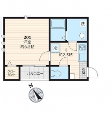 ラシーネ西荻南の間取り図