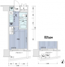 メインステージ東日本橋IIの間取り図