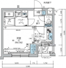 メインステージ信濃町の間取り図