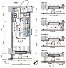 メインステージ不動前IIの間取り図