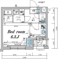 メインステージ信濃町の間取り図